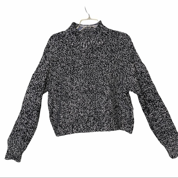 John + Jenn Sweaters - John + Jenn Wool Blend Chunky Mock Sweater